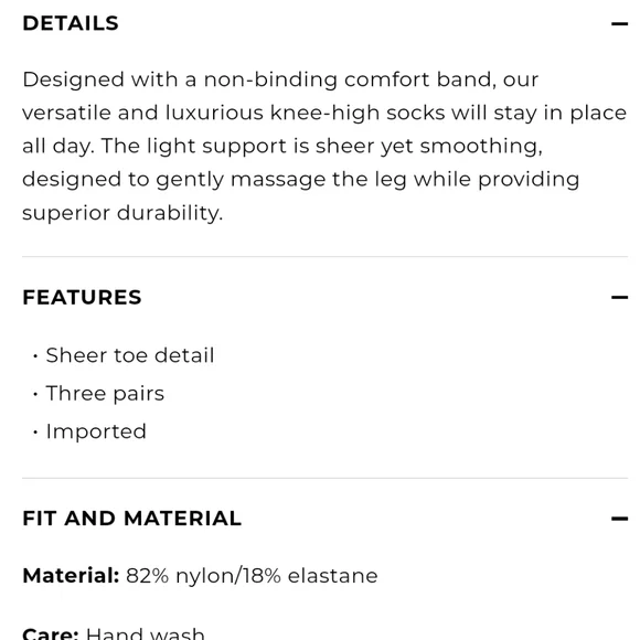 Talbots | Accessories | Bundle Of 9 Pairs Talbots Silky Sheer Knee ...